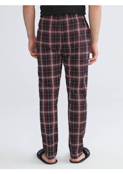 Yeni Sezon Standart Kalıp Ekose Erkek Pijama Alt fırsatları