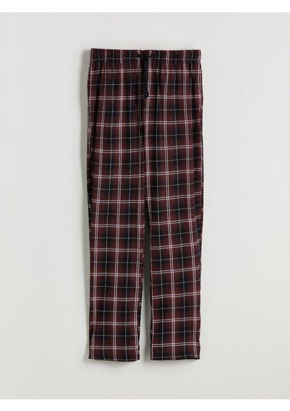 Yeni Sezon Standart Kalıp Ekose Erkek Pijama Alt indirimleri