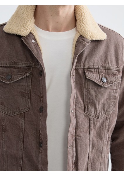 Yeni Sezon Içi Kürklü Erkek Jean Mont modelleri