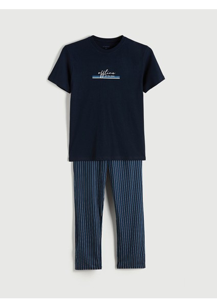 Yeni Sezon Standart Kalıp Erkek Pijama Takımı indirimleri