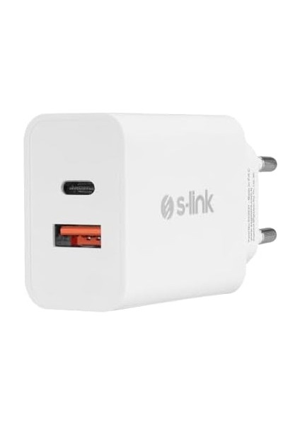 SL-EC60 20W Pd3.0/ Charge Qc3.0 Type Usb-C +Usb A Hızlı Beyaz Ev Şarj Adaptör modelleri