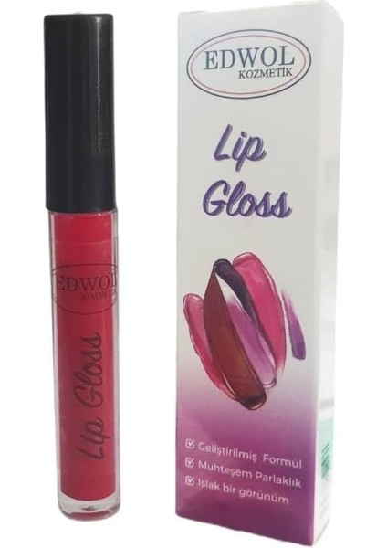 Edwol Make Up Likit Işıldayan Parlak Kırmızı Ruj fiyatları