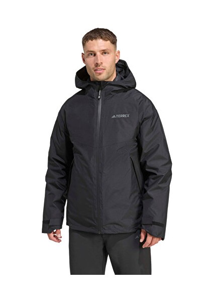 Terrex mt 3ın1 Down Erkek Outdoor Mont JV6242 Siyah