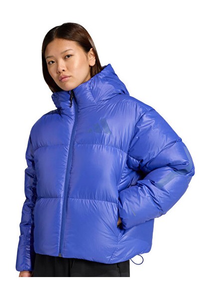 W Z.n.e. Puffer Kadın Outdoor Mont JW1517 Mavi indirimleri