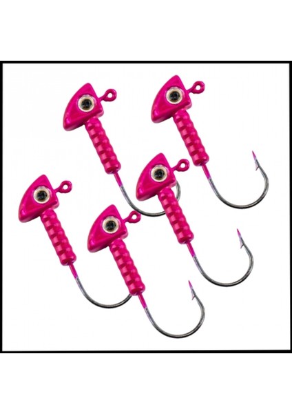 Uyguna-Yakala Pembe - 8 Gr zoka - Kurşunlu Olta Iğnesi -5 ADET-ALA.238