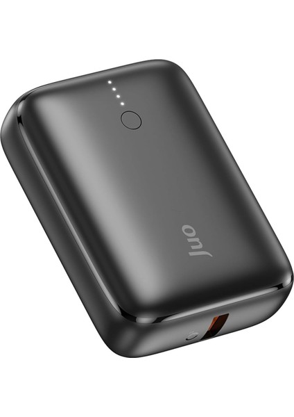 10000MAH 22.5W Usb-A + Usb-C Powerbank Taşınabilir Hızlı Şarj Cihazı Siyah