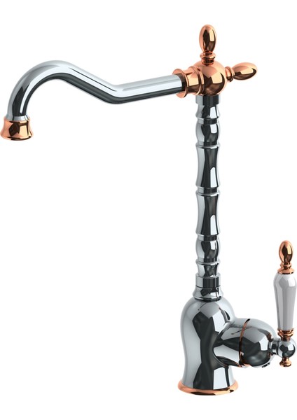 Retro Eviye Bataryası Krom Rose