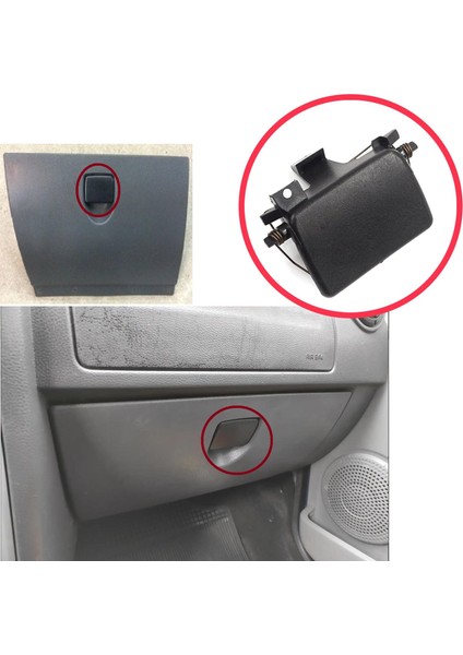 Dacia Logan Mk1 Ls Ks 2004-2008 Makyajsız Kasa 4/5-Kapı Için Torpido Kapak Açma Mandalı Yaylı Siyah fırsatları