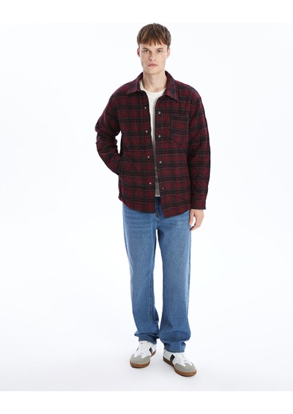 Yeni Sezon Regular Fit Uzun Kollu Ekose Erkek Gömlek Ceket fiyatları