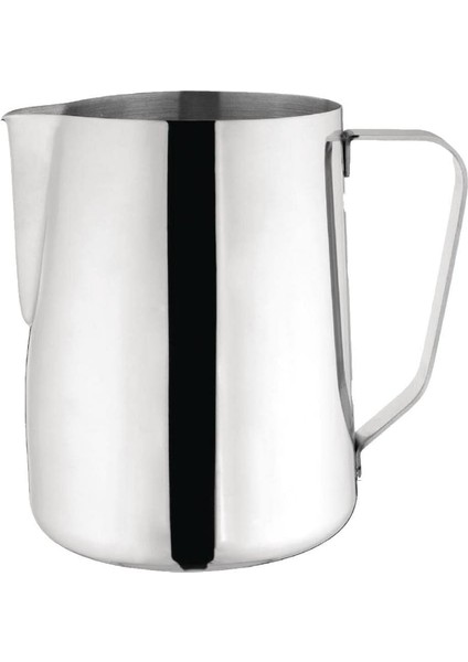 SS304 Paslanmaz Çelik Süt ve Kahve Potu, Pitcher Sütlük, Süt Köpürtücü, Köpürtme Kabı, 350 ml