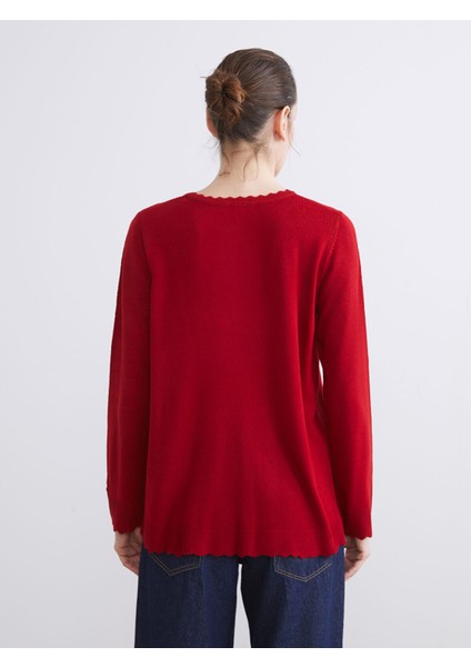 Yeni Sezon Bisiklet Yaka Kadın Triko Hırka fırsatları