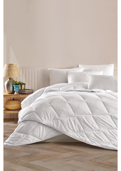 Yastık Yorgan Set Tek Kişilik (1 Yastık 1 Yorgan) Beyaz