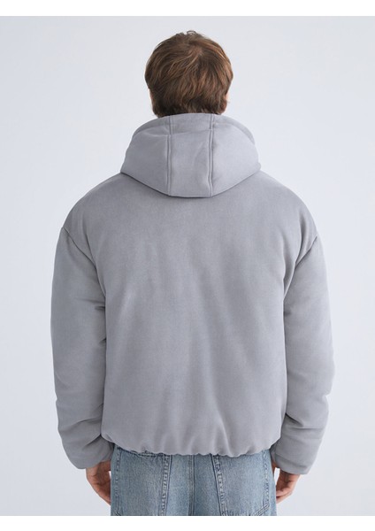 Yeni Sezon Rahat Kalıp Kapüşonlu Erkek Mont indirimleri