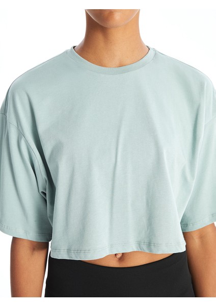 Yeni Sezon Bisiklet Yaka Düz Kısa Kollu Oversize Kadın Tişört modelleri