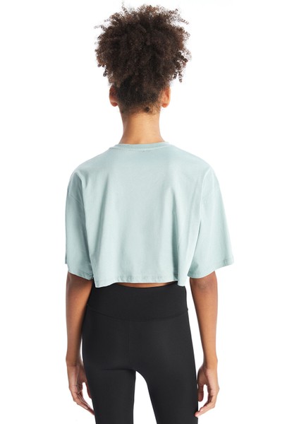 Yeni Sezon Bisiklet Yaka Düz Kısa Kollu Oversize Kadın Tişört fırsatları