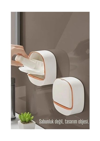 Tasarım Obje 2 Li Sabunluk - Kendinden Yapışkanlı Sabunluk fiyatları