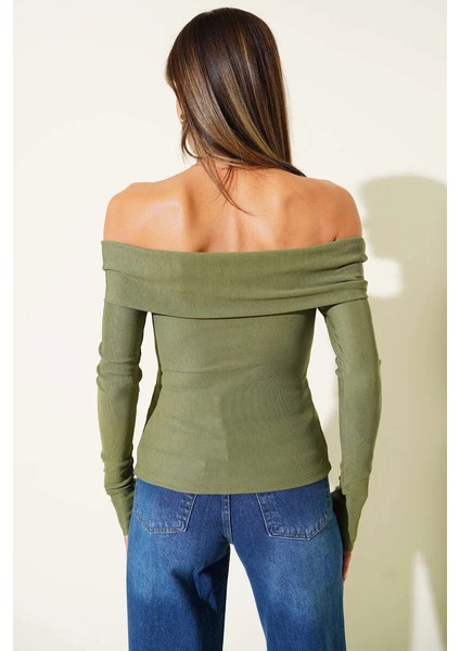 Yzlal Madonna Yaka Düğmeli Bluz Yeşil T4329 (Beden: Xl) modelleri