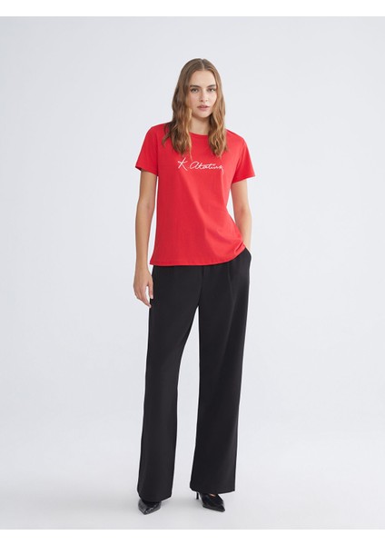 Yeni Sezon Bisiklet Yaka Atatürk Temalı Kadın Tişört fiyatları