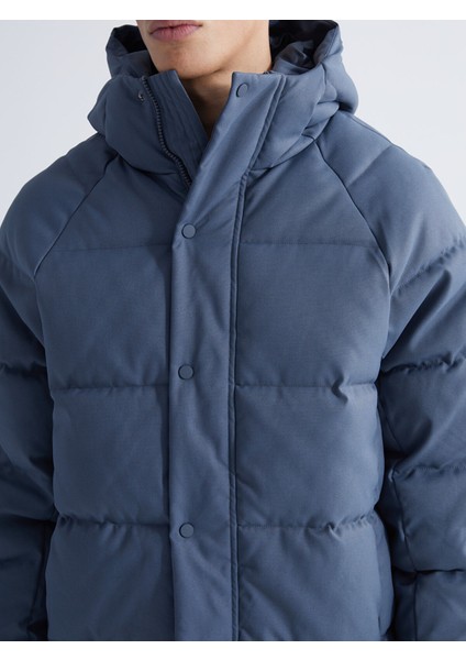 Yeni Sezon Rahat Kalıp Kapüşonlu Erkek Şişme Mont modelleri