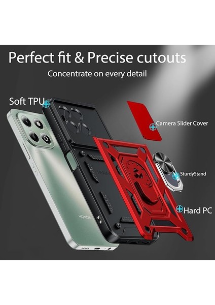 Xiaomi Redmi 15C Uyumlu Kılıf Kamera Sürgülü Mıntasılı Standlı Ultra Dayanıklı Tank Kılıf modelleri