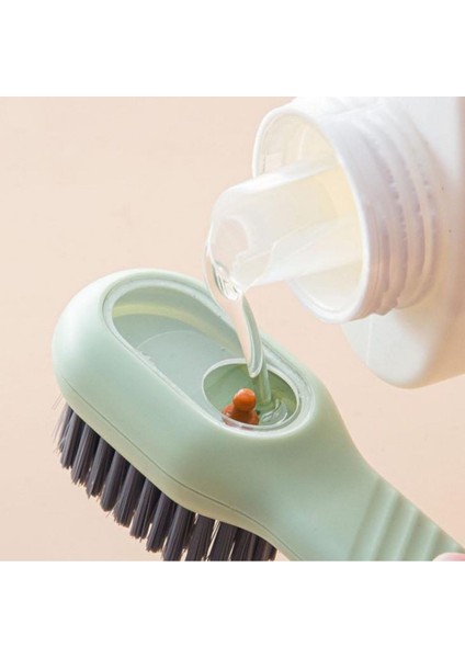 Sıvı Doldurma Hazneli, Ayakkabıdan, Yüzeyden, Kir, Leke Çıkarma Temizleme Fırçası, Çok Amaçlı, Işlevsel Fırça