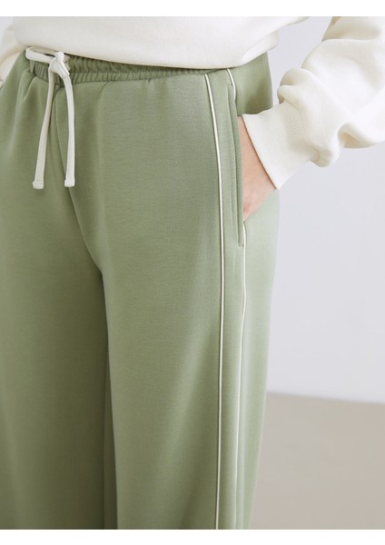 Yeni Sezon Beli Lastikli Kadın Pijama Altı modelleri