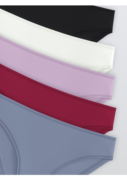 Yeni Sezon Düz Bikini Külot 5'li modelleri