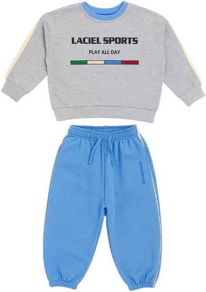 Unisex Çocuk Pamuklu Gri Spor Baskılı Sweatshirt – Rahat Kalıp, Yumuşak Doku modelleri