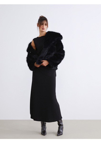 Yeni Sezon Ceket Yaka Kadın Kürk Mont fiyatları