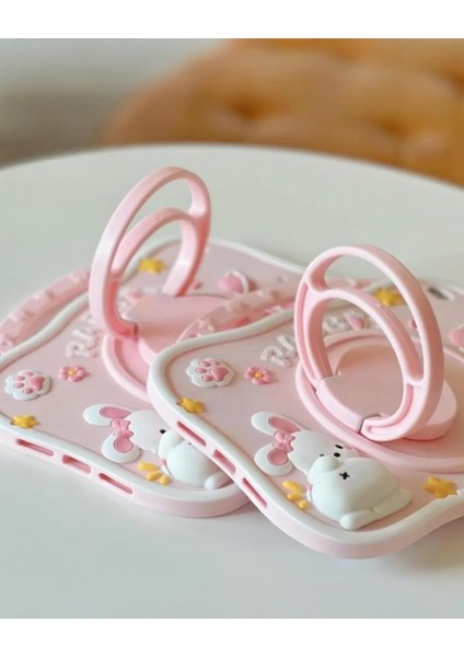 Rabbit Karakterli Dayanıklı Çocuk Tablet Kılıfı Standlı Eğlenceli Koruyucu Kapak fiyatları