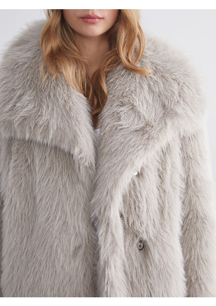 Yeni Sezon Ceket Yaka Kadın Kürk Mont modelleri