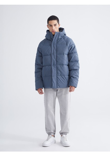 Yeni Sezon Rahat Kalıp Kapüşonlu Erkek Şişme Mont fiyatları