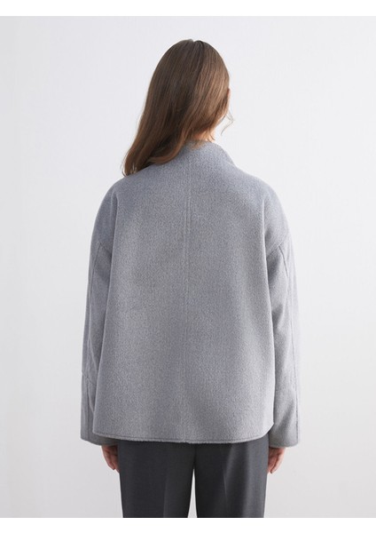 Yeni Sezon Dik Yaka Kadın Kaşe Mont indirimleri