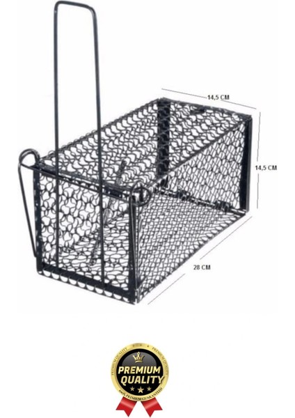 Özel Üretim Etkili Pratik Güvenli Hayvan Kemirgen Kontrolü Yaylı Otomatik Kilitli Metal Fare Kafesi fırsatları