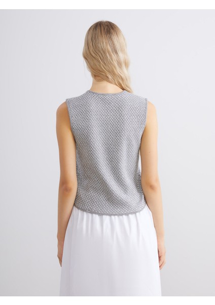 Yeni Sezon Bisiklet Yaka Desenli Kadın Triko Süveter fırsatları