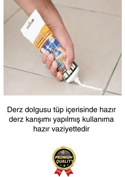 Profesyonel Kolay Kullanıma Hazır Zemin Duvar Onarma Gaga Uçlu Tüp Fayans Arası Derz Dolgu Kahve modelleri