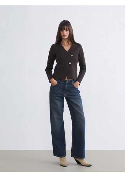 Yeni Sezon Kruvaze Yaka Kadın Triko Hırka fiyatları