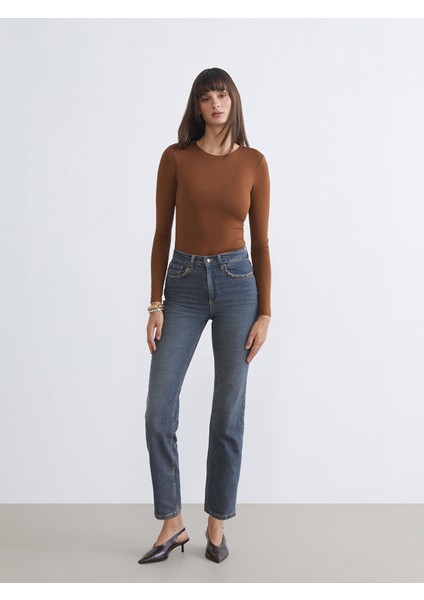 Yeni Sezon Bisiklet Yaka Kadın Bodysuit fiyatları