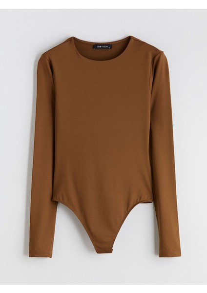 Yeni Sezon Bisiklet Yaka Kadın Bodysuit indirimleri