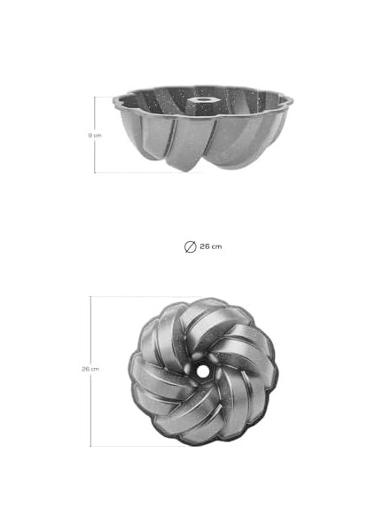 Cake Pro Örgü Döküm Kek Kalıbı 26 cm modelleri