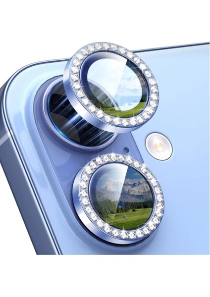 Iphone Uyumlu Parlak Taşlı Kamera Lens Koruyucu