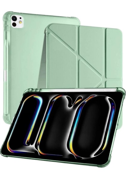 Ipad Uyumlu Trifold Yumuşak Akıllı Uyku Modlu Tablet Kılıfı