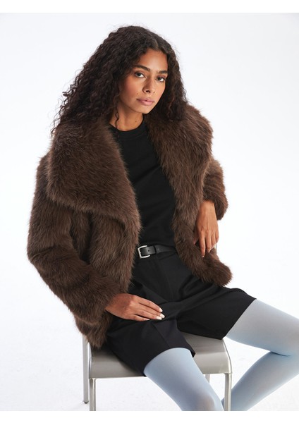 Yeni Sezon Ceket Yaka Kadın Pelüş Mont fiyatları