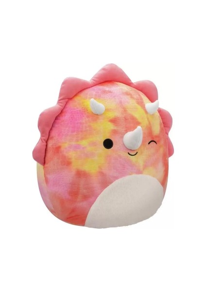Squishmallows Pembe Triceratops Trinity 40 cm modelleri