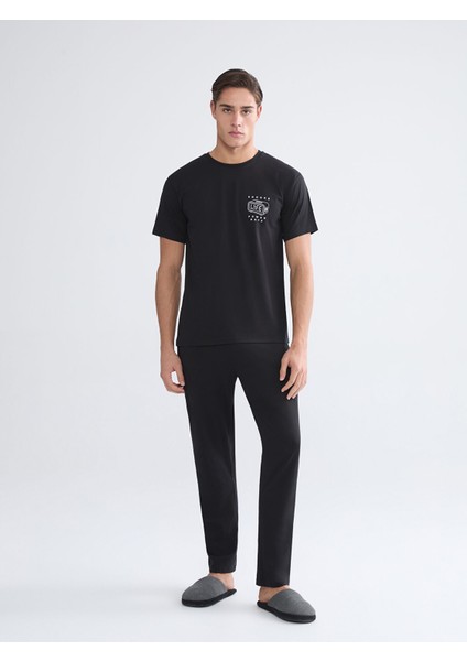 Yeni Sezon Standart Kalıp Erkek Pijama Takımı