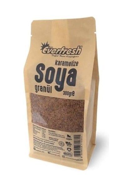 Emfa Everfresh Doğal Besin Kaynağınız Granül Soya Kıyması (Karamelize Granür, 300 Gr.)