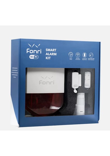 Fonri Wi-Fi Akıllı Alarm Seti Kablosuz