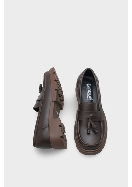 Elga Trak Tabanlı Püsküllü Kadın Loafer indirimleri