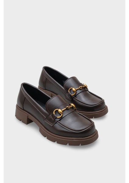 Jessie Trak Tabanlı Metal Tokalı Kadın Loafer