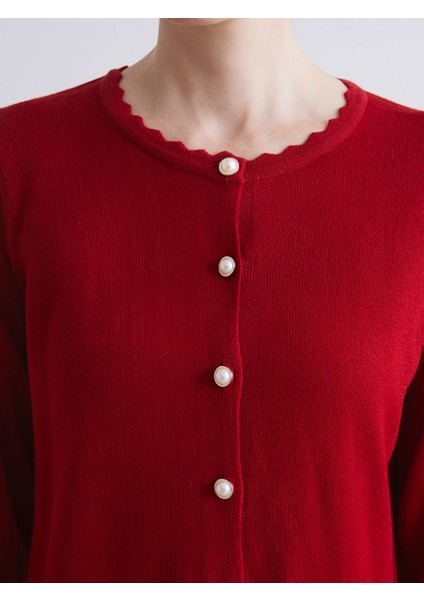 Yeni Sezon Bisiklet Yaka Kadın Triko Hırka modelleri